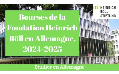 Bourses de la Fondation Heinrich Böll en Allemagne, 2024-2025